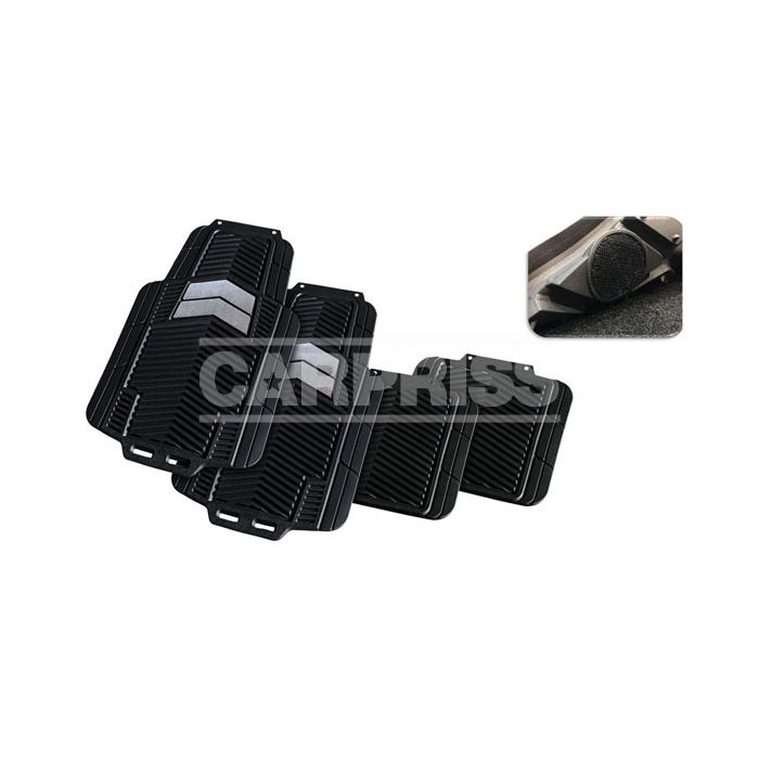 Juego 4 Alfombrillas Universales Recortables Con Almohadillas De Sujeción Pvc 70310015