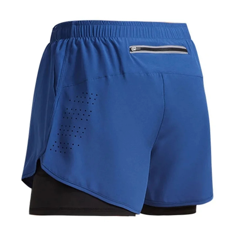 TK Pantalones cortos de Corver para hombre Secado rápido Entrenamiento de fitness Ventilado Doble Capa