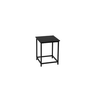 Taburete Metal Negro 32X32X41 Cm, El mejor complemento para tu hogar, Fijalo