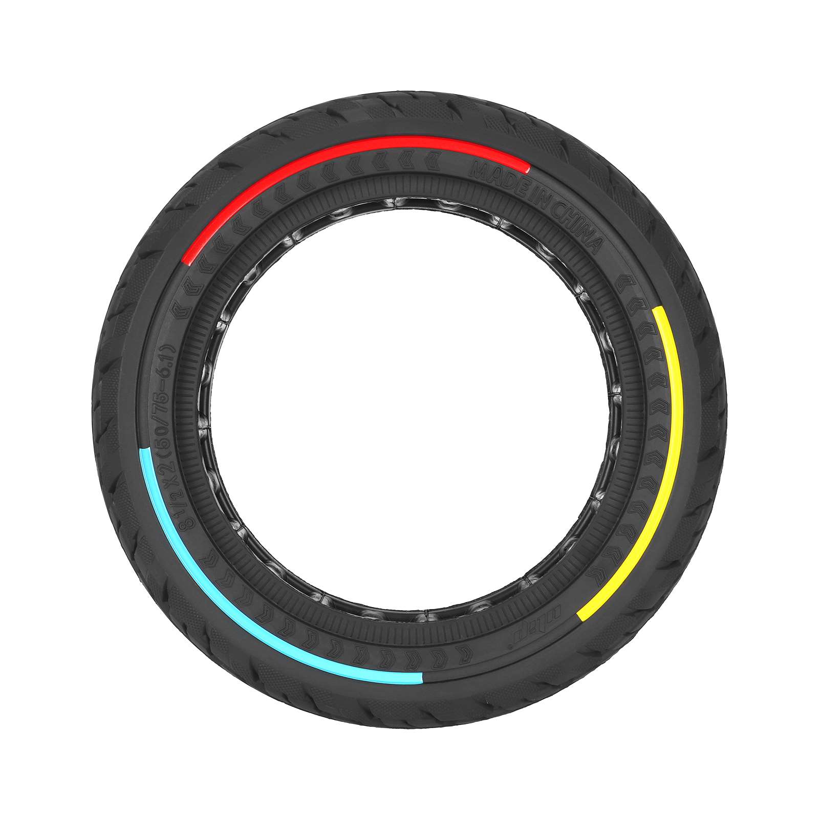 Rueda Maciza 8.5x2 Patinete Eléctrico Off-Road Taco Sin Aire Antipinchazos (50/75-6.1) - Zwheel