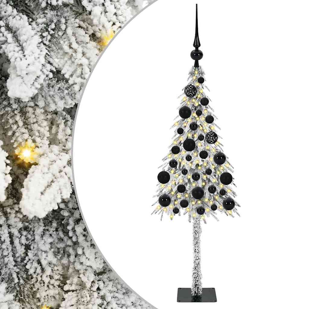 vidaXL Árbol de Navidad con 150 LED con soporte 120 cm PE y Acero