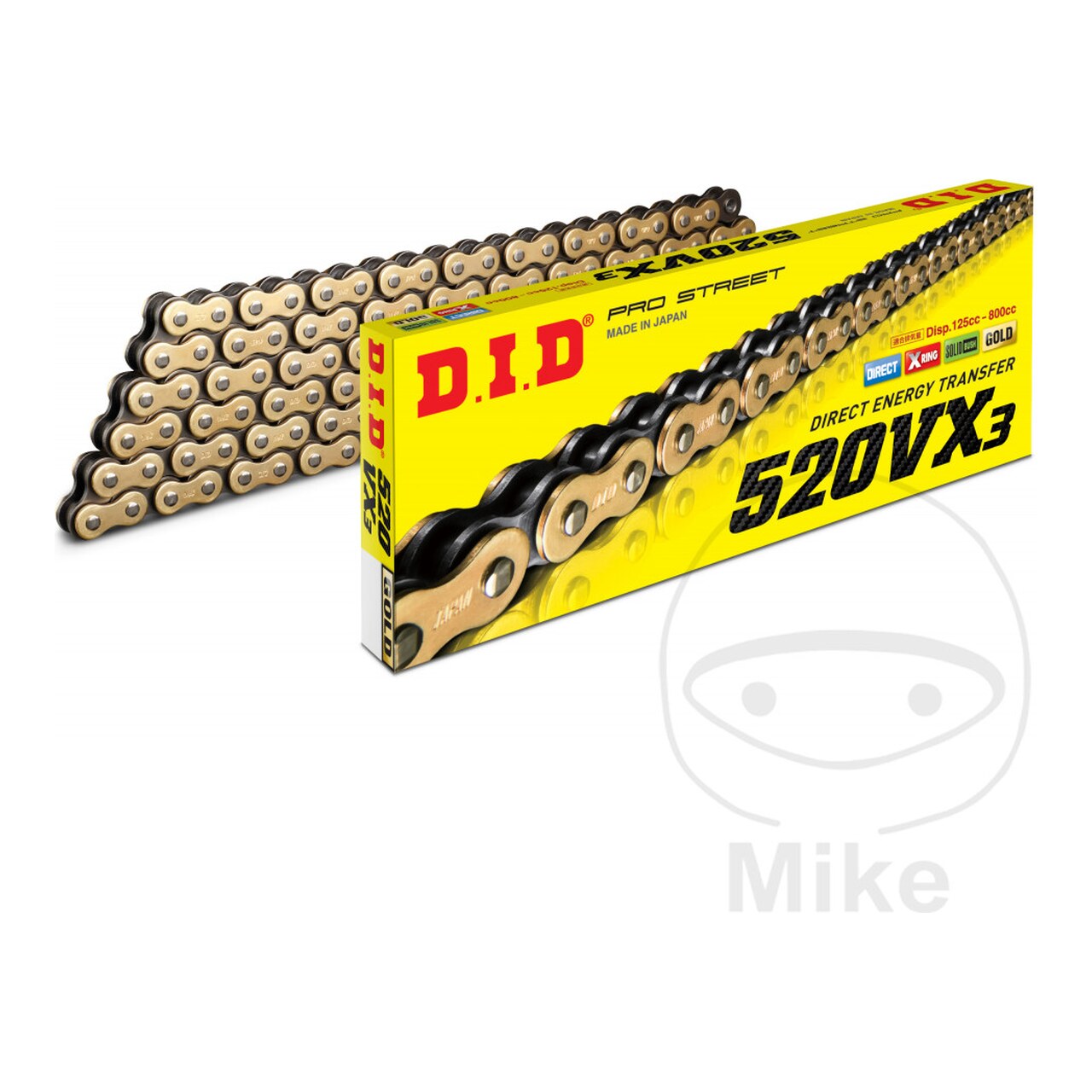 Cadena De Moto Cerrada X-Ring G&B 520Vx3/108 748.03.67