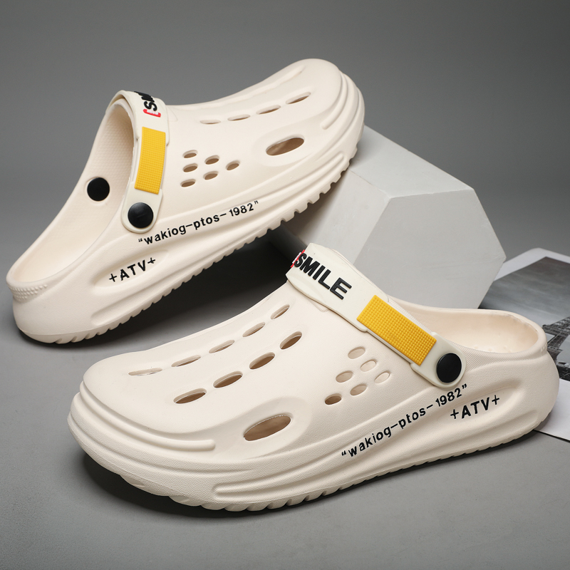 TK Clogs De Verano Para Hombres Sandalias Transpirables Con Suela Suave Antideslizantes Para Playa Y Hogar EVA Clogs 47