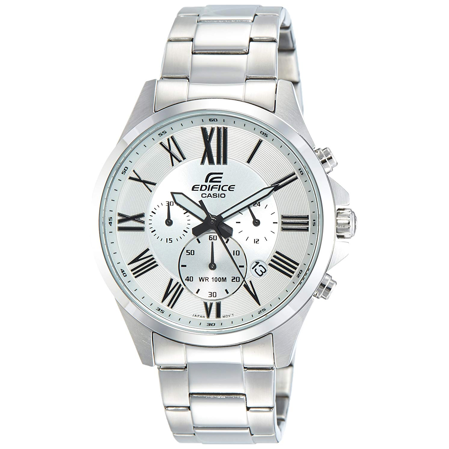 Casio Efv-500d-7avudf Edifice Reloj Para Para Hombre Color Plateado