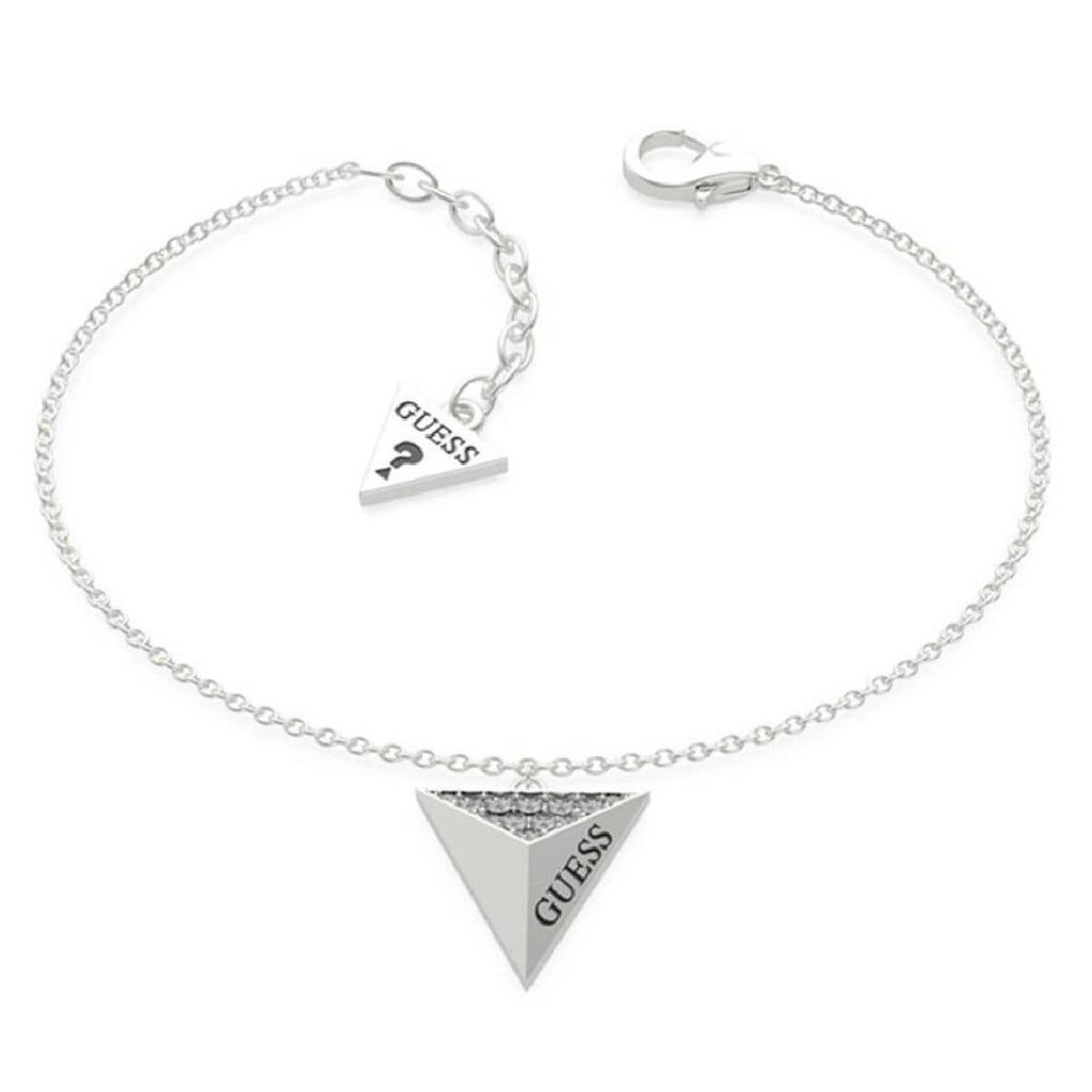 BRAZALETE SERA  GUESS TRIANGLE SINGLE ACERO UBB70070-S