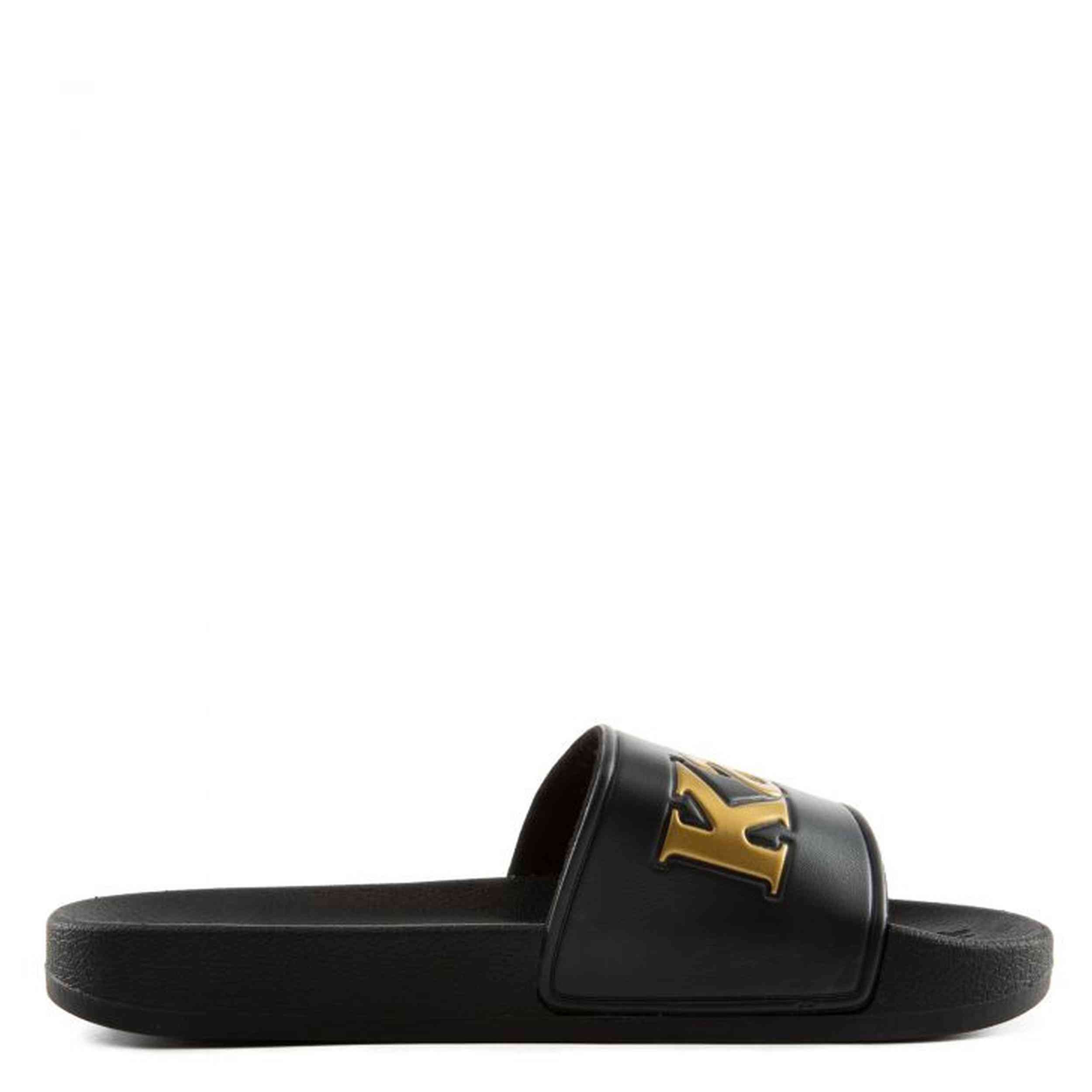 Chanclas Kappa modelo 304JPU0-A09 para hombre y mujer en color Negro
