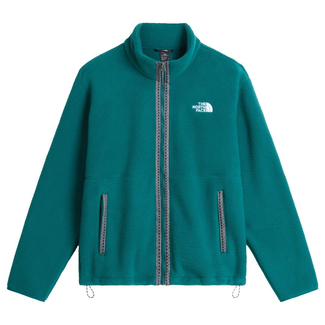 Chaqueta Polar Verde The North Face Fleeski  Pacific Teal Suave y Cálido