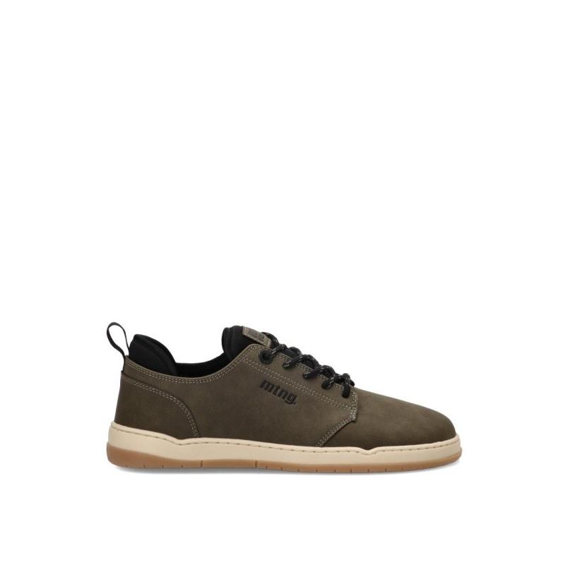 Zapatillas Respetuoso/barefoot Mustang - Hombre - Suela Plana - Modelo 84804 - Color Kakhi