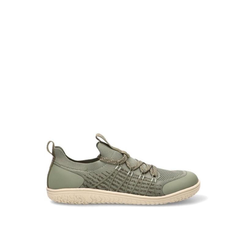 Zapatillas Respetuoso/barefoot Etika - Hombre - Suela Plana - Modelo 82040 - Color Kakhi