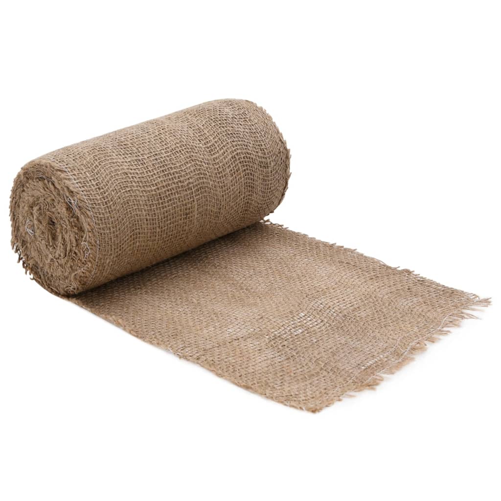 vidaXL Rollo de Yute Tela Arpillera Camino de Mesa 100% Yute 200 gsm Dimensiones 0.25 x 5 m, 0.25 x 10 m, 0.25 x 15 m y mas