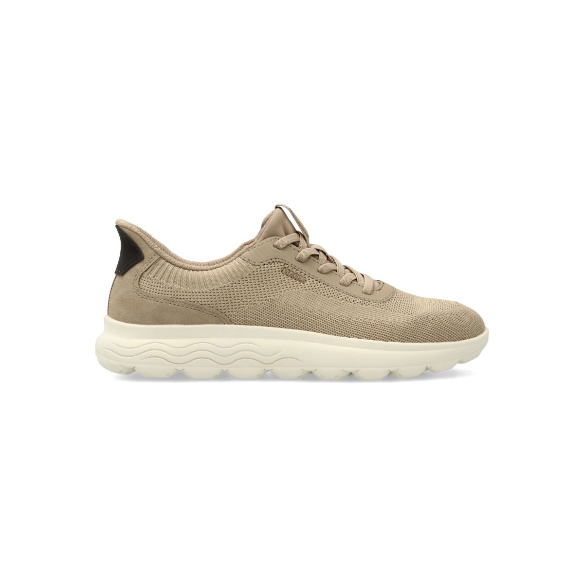 Geox - Zapatillas deportivas Spherica Plus para hombre, con suela de goma absorbente de impactos y sistema Fast-in para calzado rápido y cómodo