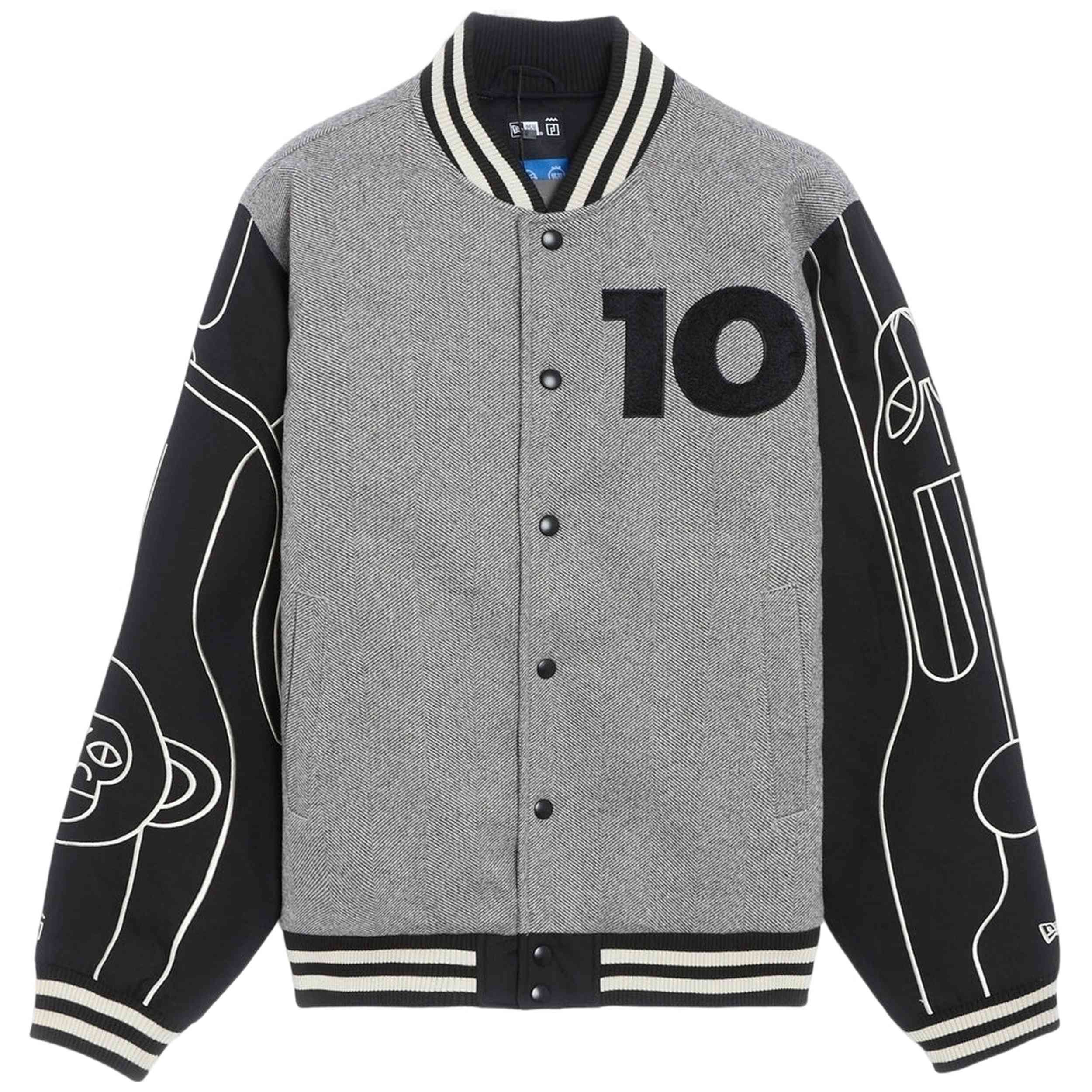 Chaqueta New Era modelo 13081983 para hombre y mujer en color Gris