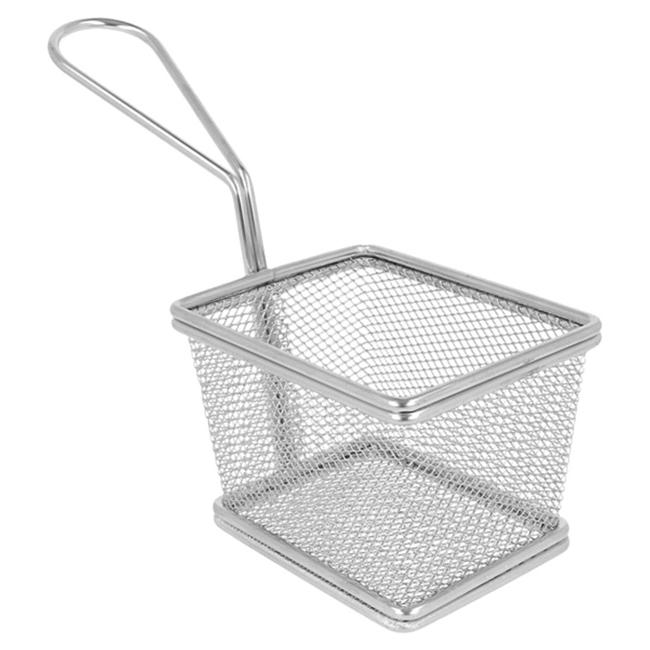 MONOUSO | Mini Freidora para Presentación Acero 10x9x6cm (1 Ud)