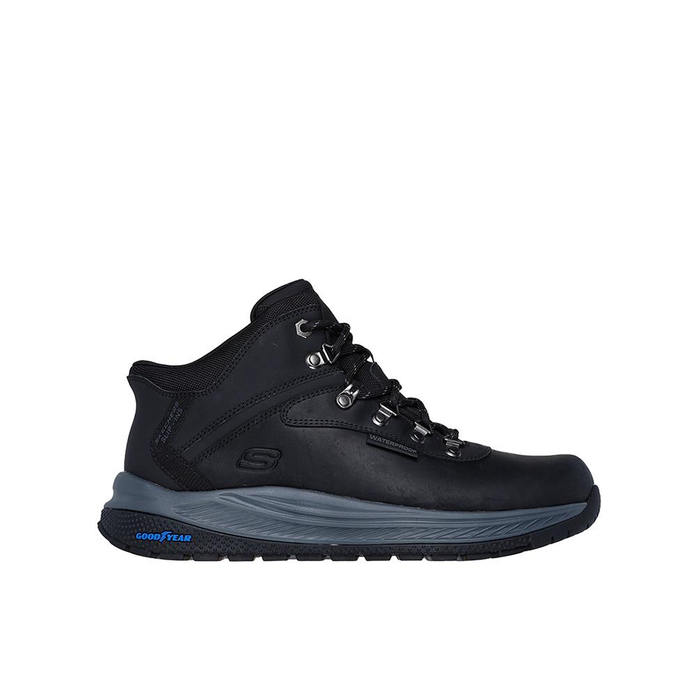 Skechers Meroe - Pikeman Botines trail para hombre negros sintético y piel 85608