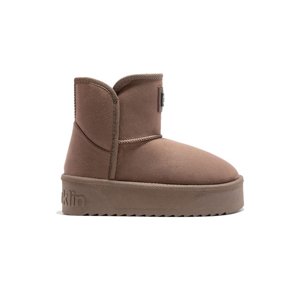Botines Planos D.franklin Nordic V.2 Basic Low Mujer Taupe