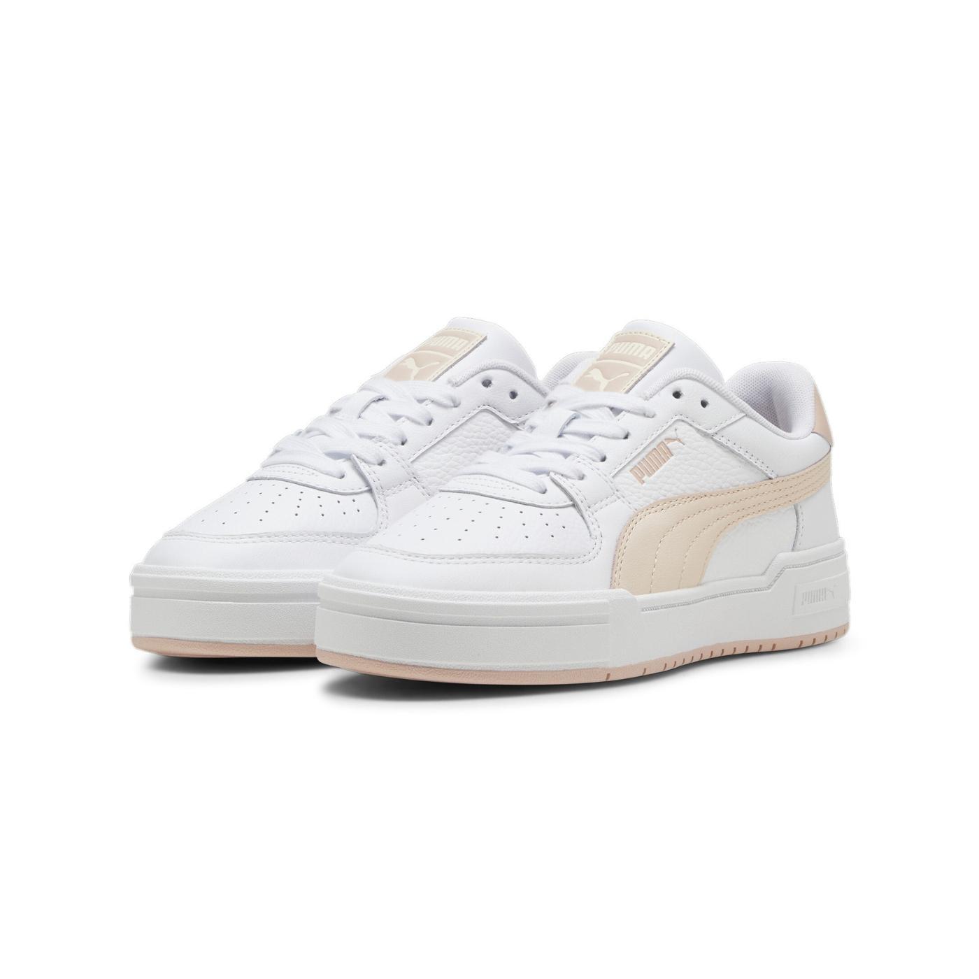Zapatillas puma ca pro classic blanco rosa de mujer.