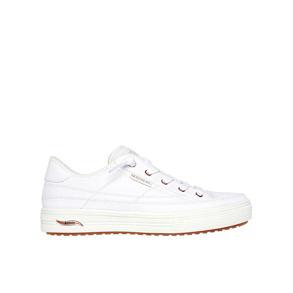 Skechers Zapatillas  Arch Fit Arcade - Meet Ya There Blanco de Mujer modelo 177190W_WHT con suela de 3cm 88934