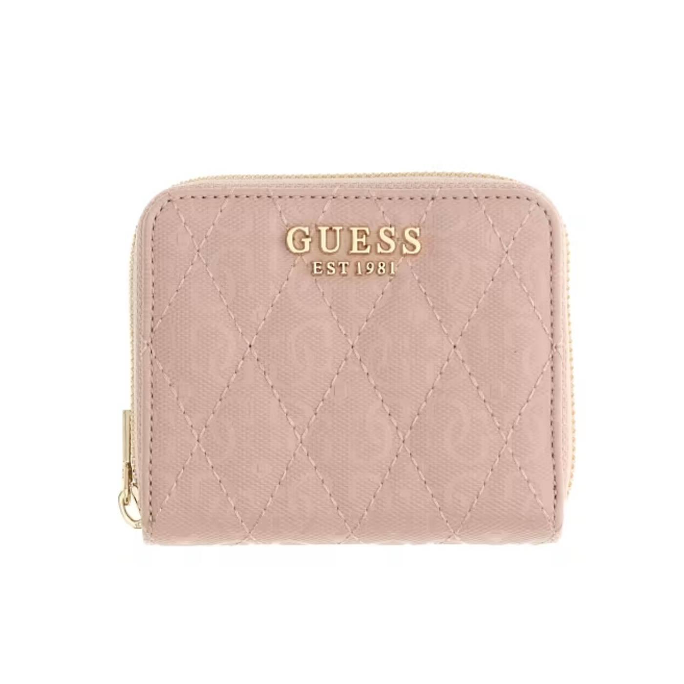 Monedero Guess Tamara rosa acolchado para mujer