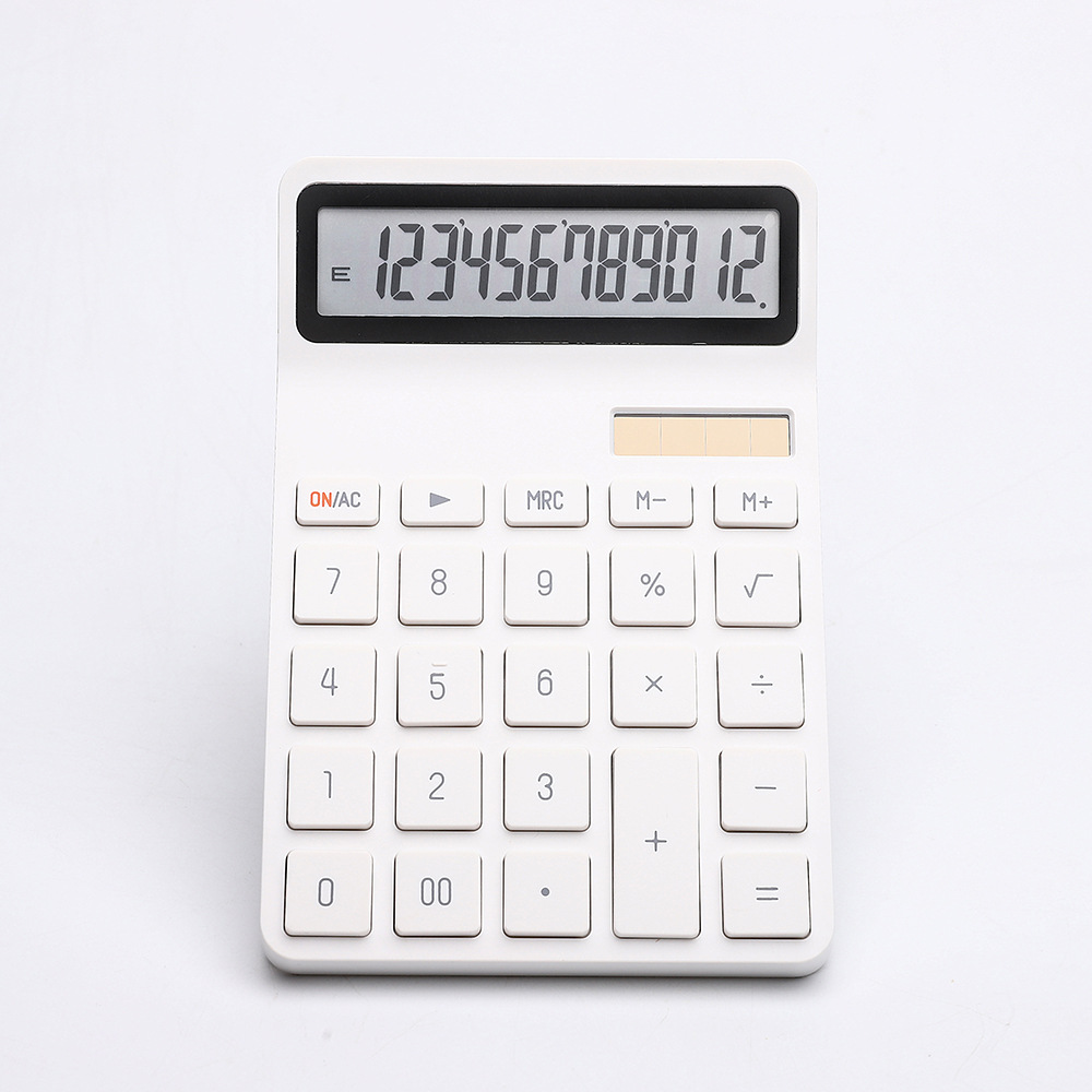 TK Calculadora Solar De 12 Dígitos Con Suministro De Energía Dual Herramientas Electrónicas Financieras Y De Contabilidad Para Hogar Oficina Escuela