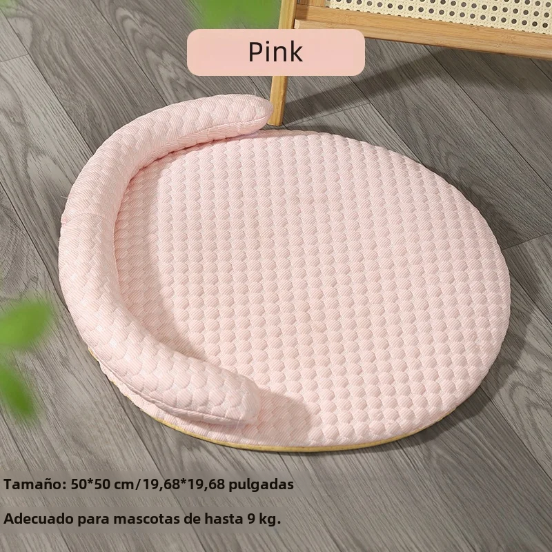 TK Colchoneta de frijol de hielo para gato, colchón frío con refrigeración, resistente a mordeduras y arañazos, cama para mascotas, adecuado para perros de tamaño mediano, Verano