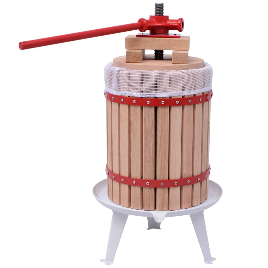 vidaXL Prensa y Trituradora de Frutas y Vinos Tradicional Capacidad 6 l, triturador 7 L, 12 l y mas