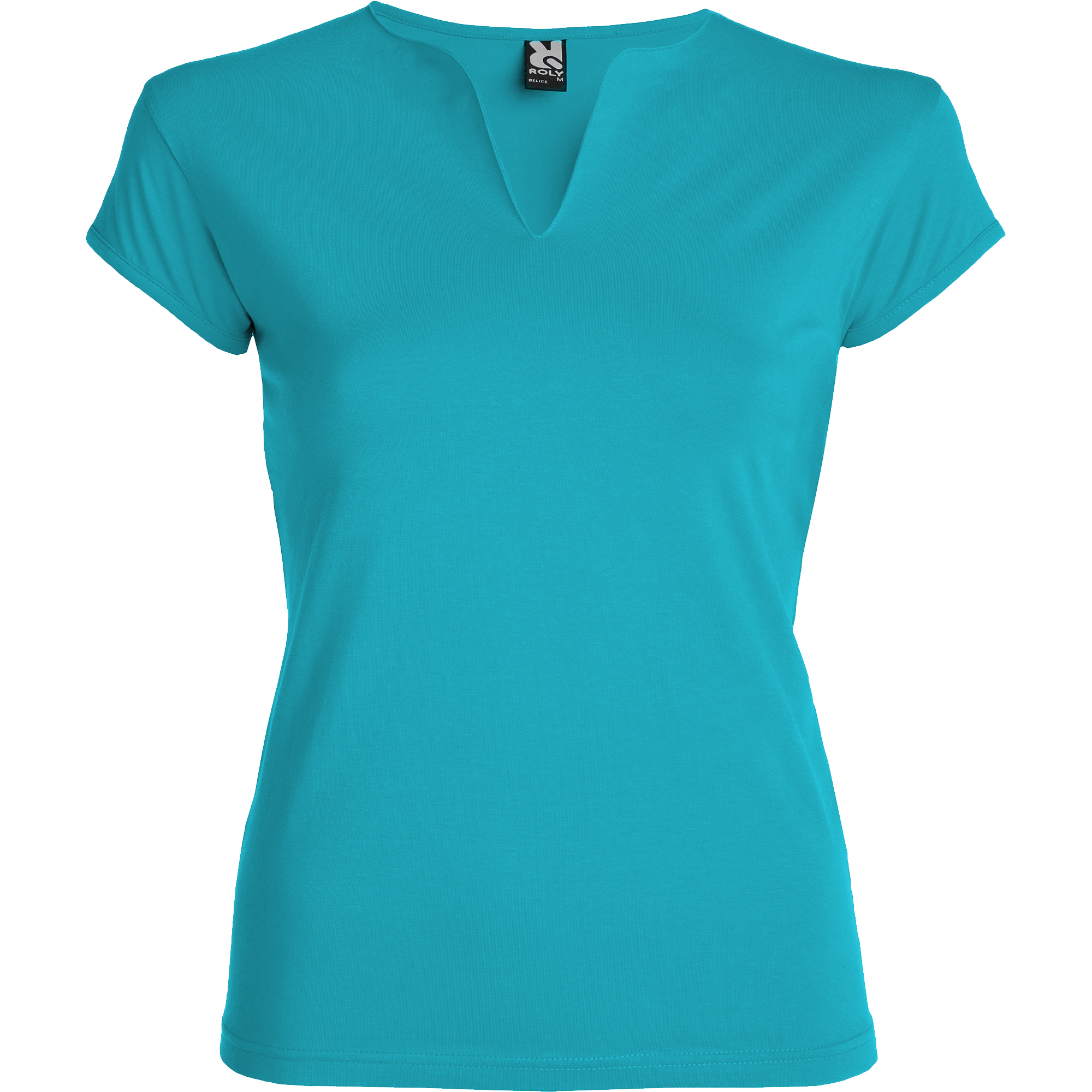 ROLY - BELICE camiseta entallada cuello con abertura en pico
