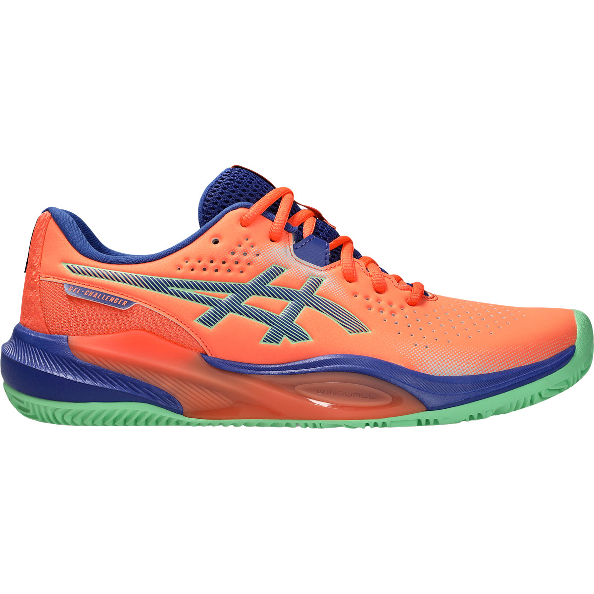 Zapatillas Asics Gel Challenger 15 Padel Coral Azul Cobalto