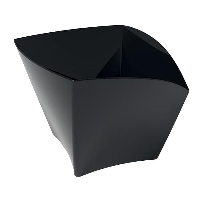 MONOUSO | Vaso Degustación Reutilizable PS "Curve" Negro 90ml (25 Uds)