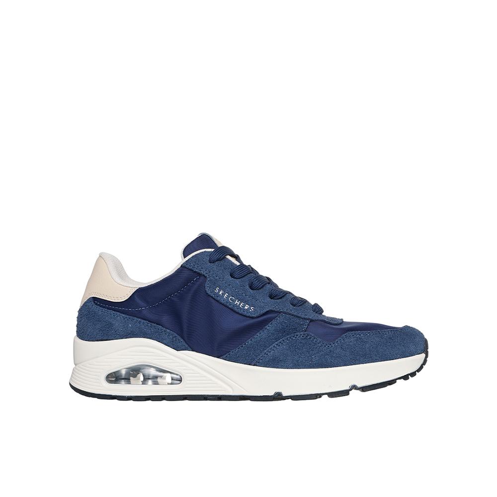 Skechers Uno-vintage Dayz Zapatillas para hombre azul marino en ante y textil 86730