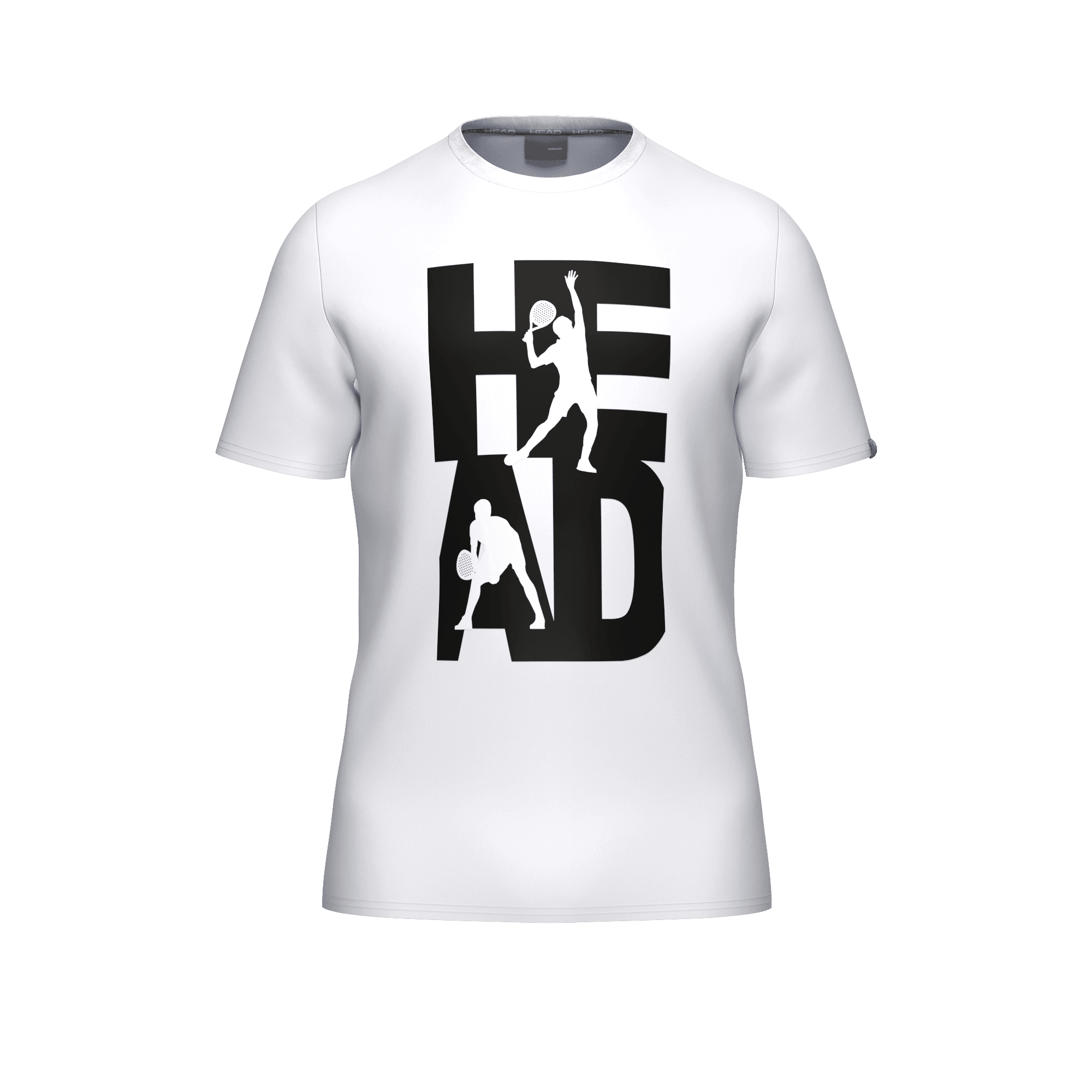 Camiseta Head Vision Blanco/Negro 2026