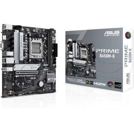 Placa Base Asus Prime B650M-K/ Socket AM5/ Micro ATX