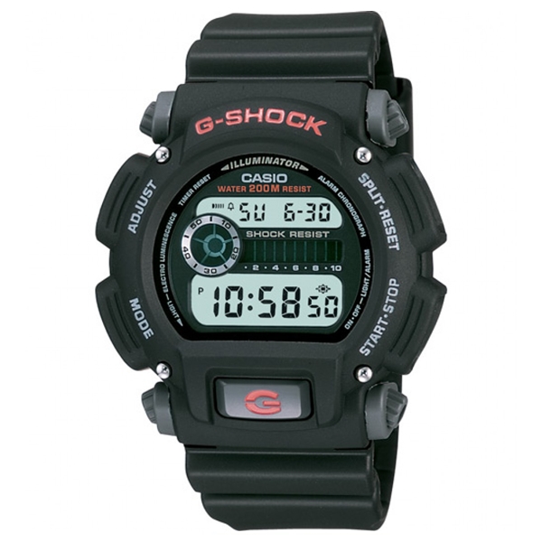 CASIO G-Shock DW-9052-1 Reloj digital para hombre de estilo retro