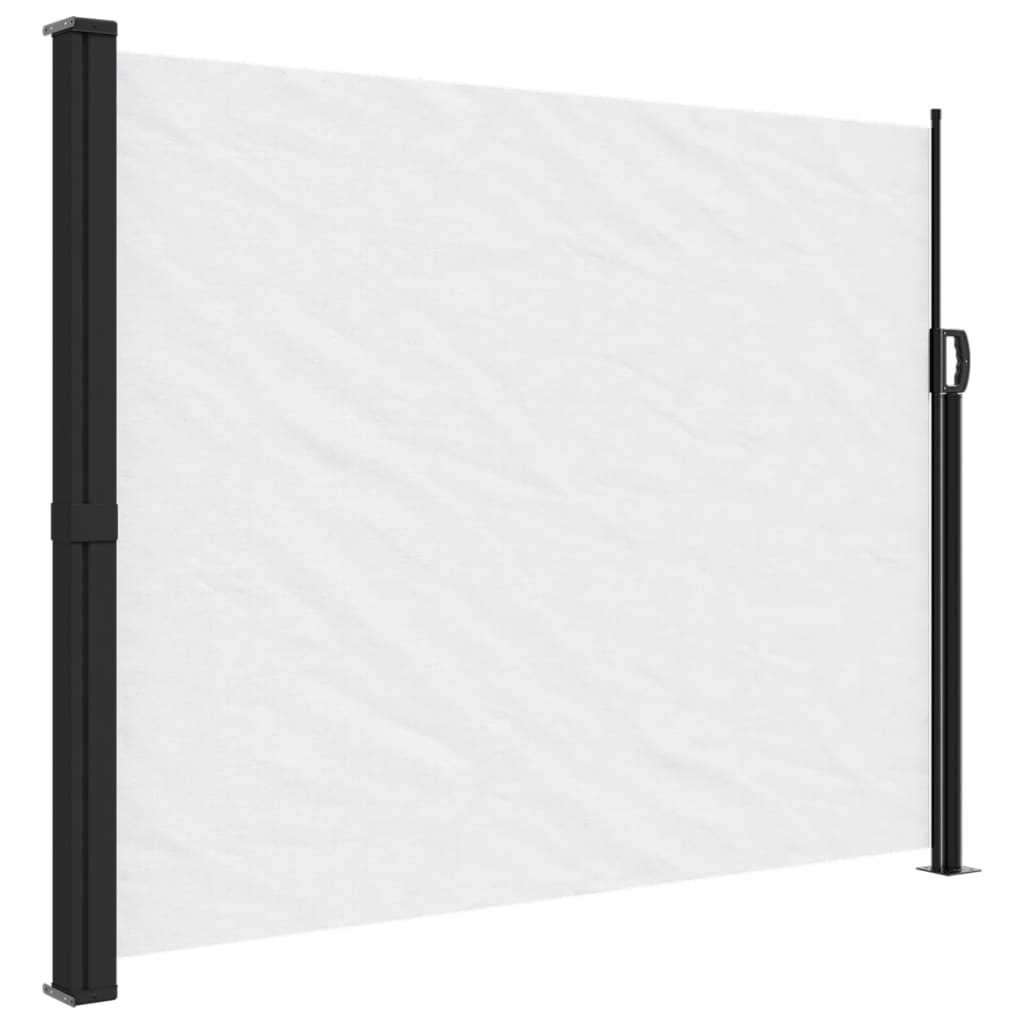 vidaXL Toldo lateral retráctil 160x500 cm Color Negro, Crema, Azul