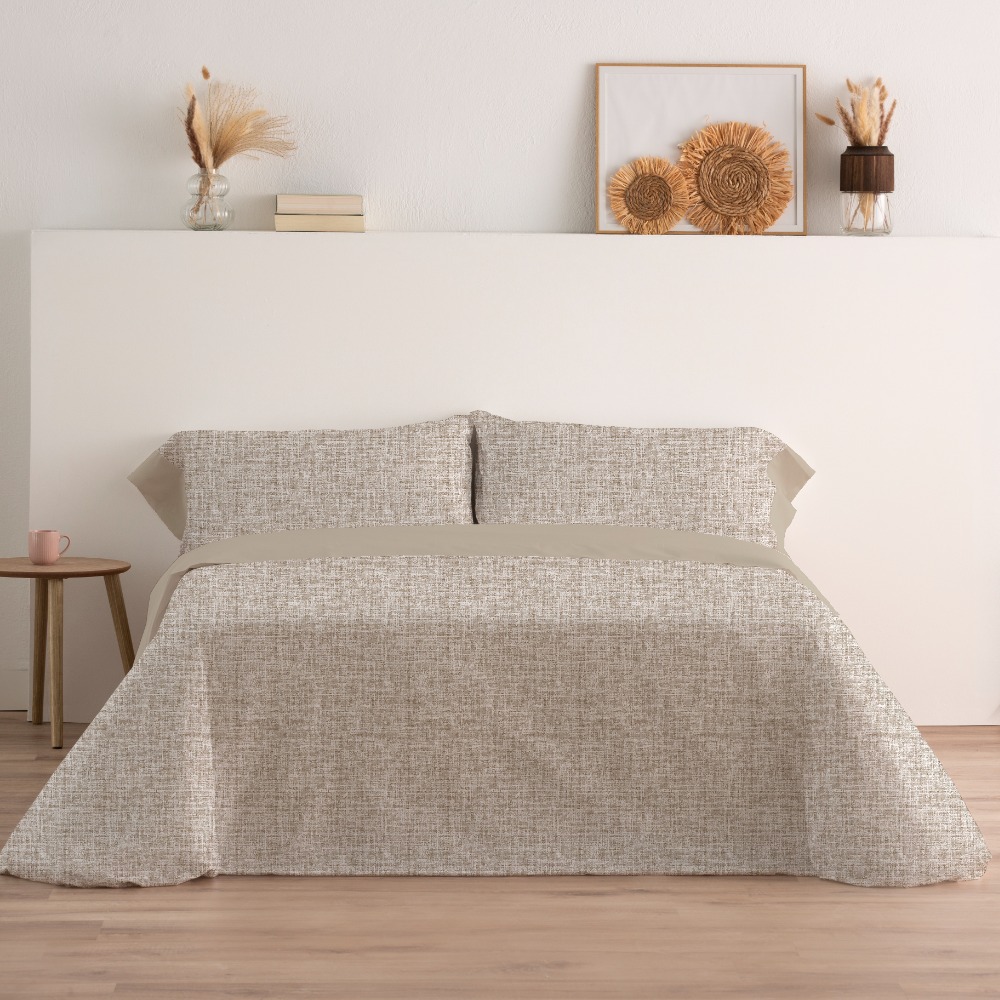 Carpe Diem Juego Sabanas Primavera Verano FALSET Lino 50% Algodón Cama 90,105,135,150,160,180,200 Tratamiento Antibolitas