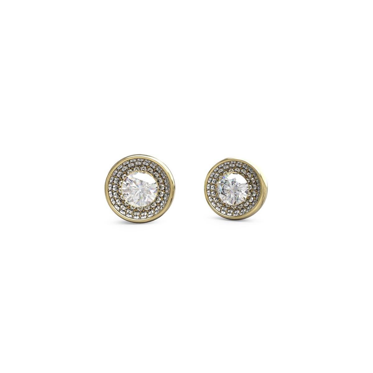 Guess Pendientes Mujer Unique Solitaire De Acero Dorado Jube03396jwygt-u