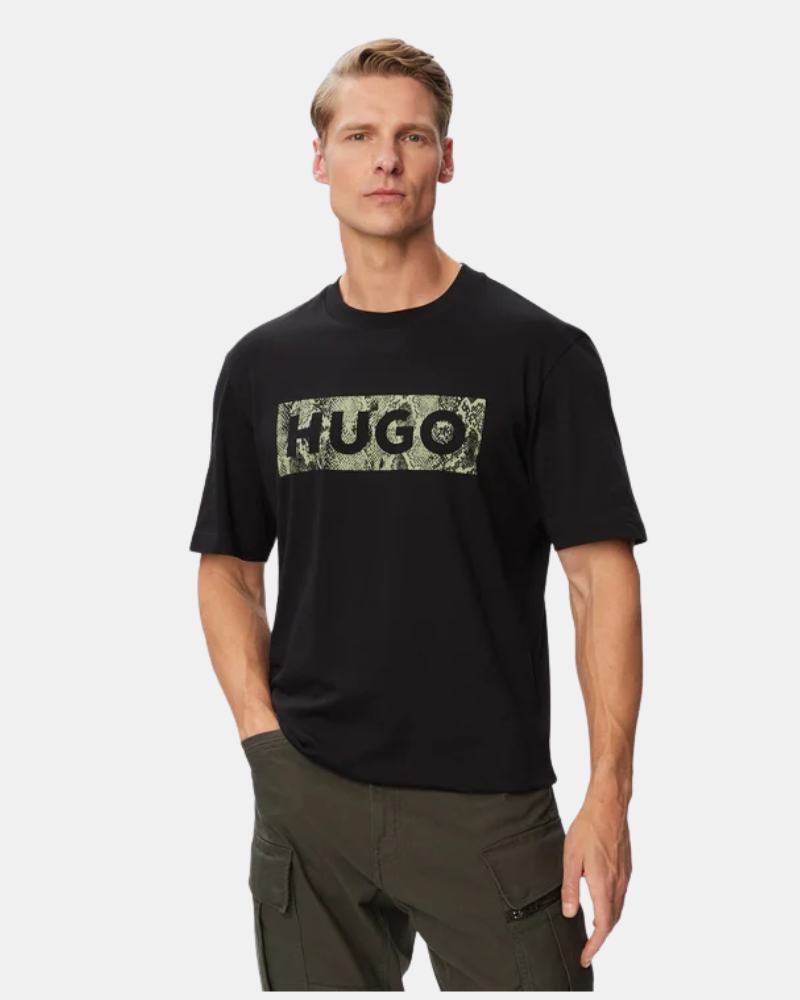 HUGO 50566041 NERPIENT Camisetas Manga corta Hombre Negro