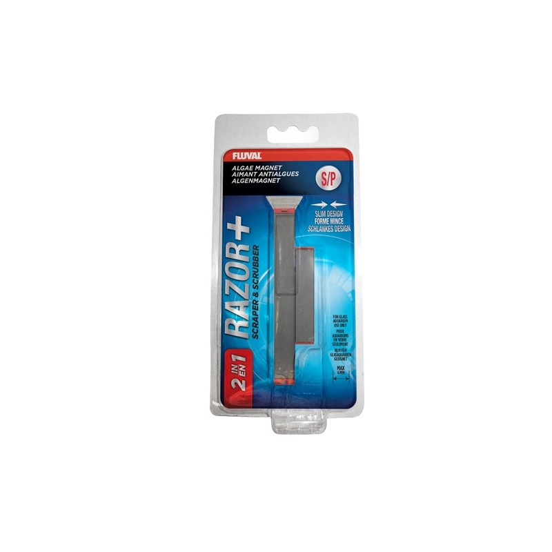 Fluval Razor Imán Limpia Cristales S