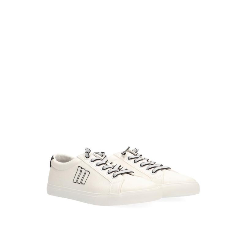 Zapatillas Basico Mustang - Mujer - Suela Plana - Modelo 60142 - Color Negro