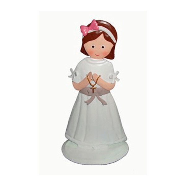 Figura Pastel Metálica Comunión Niña - Figuras Pastel Tarta Comuniones 1ª Comunión