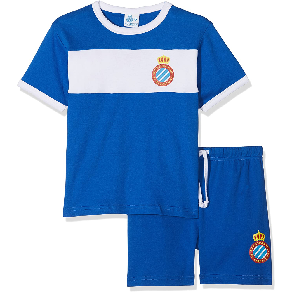 RCDE Espanyol New Import Pijama corto 69269 azul Niño
