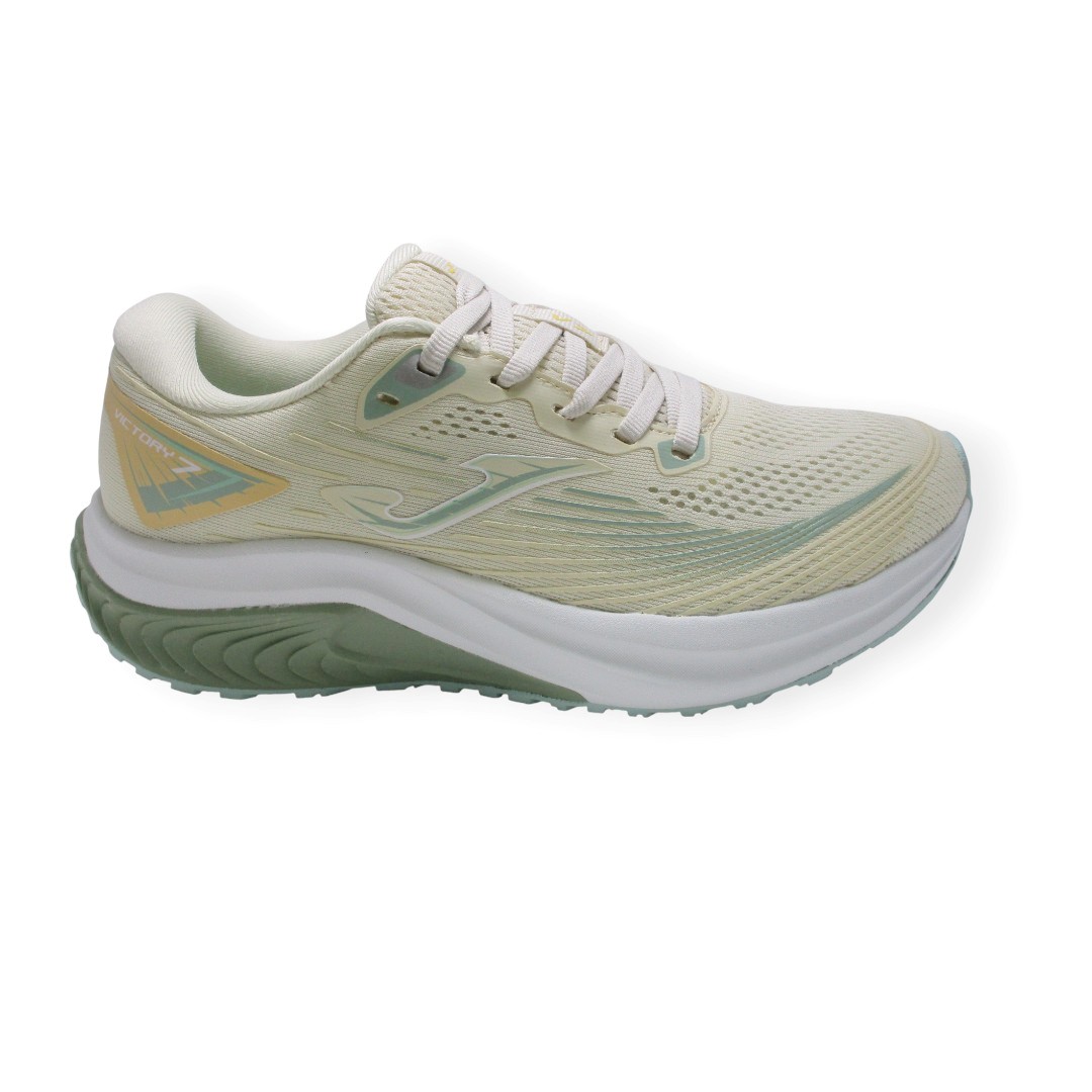 Joma Victory Lady 2625 Beige. Zapatilla de running con amortiguación para mujer