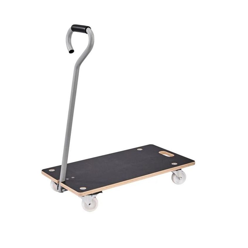 ORION91® - Carro plataforma con asa plegable, 70 x 37 cm, soporta hasta 250 kg, superficie antideslizante - spaziOrion91