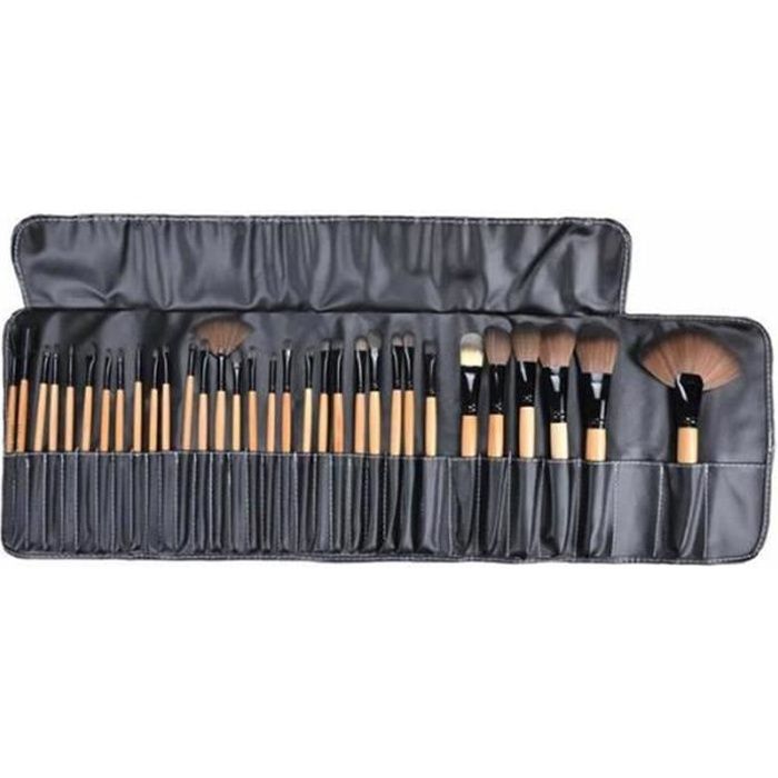 Set de brochas de maquillaje cosmético profesional - 32 piezas