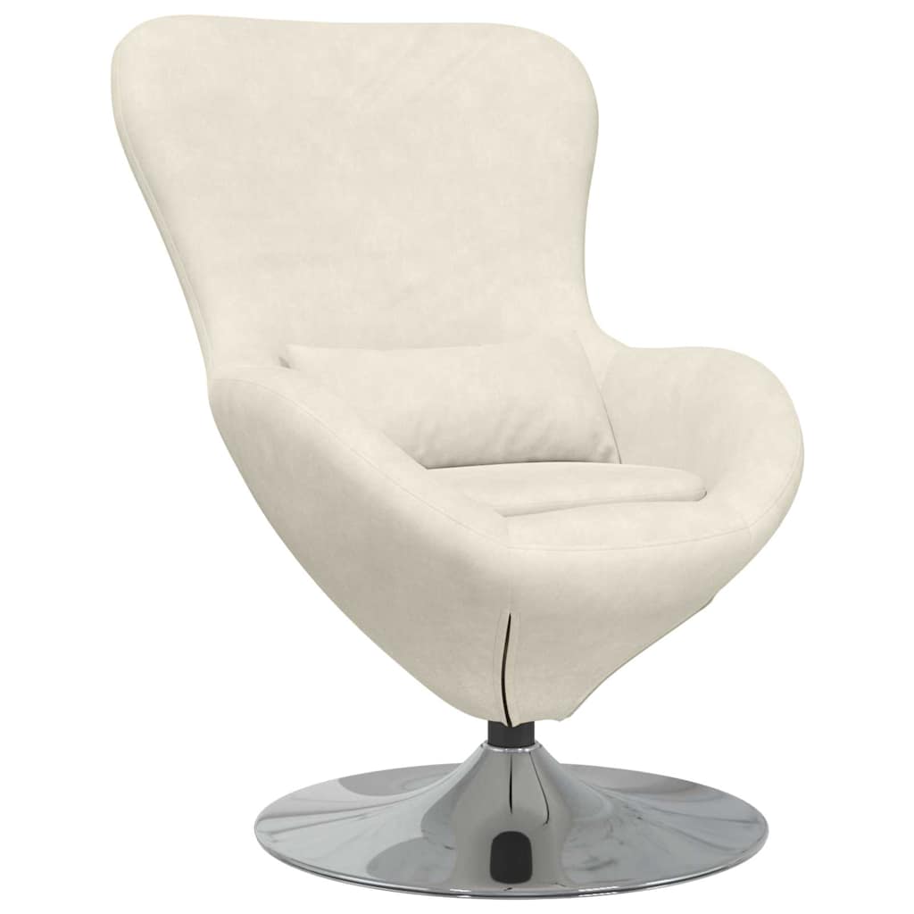 vidaXL Sillón huevo Terciopelo Multicolor