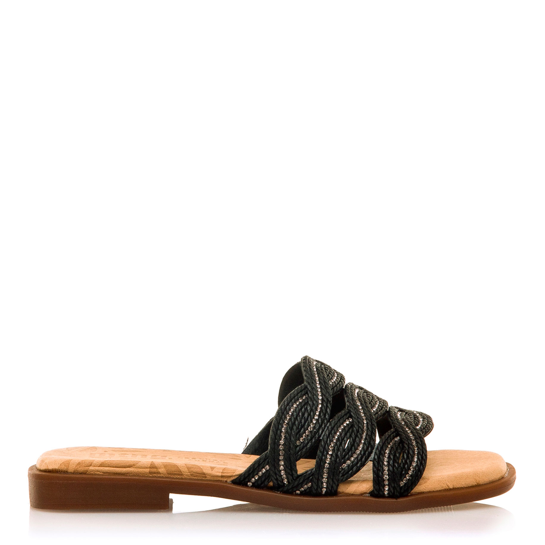 Mustang Sandalias planas Negras 53299-C54409 , para Mujer