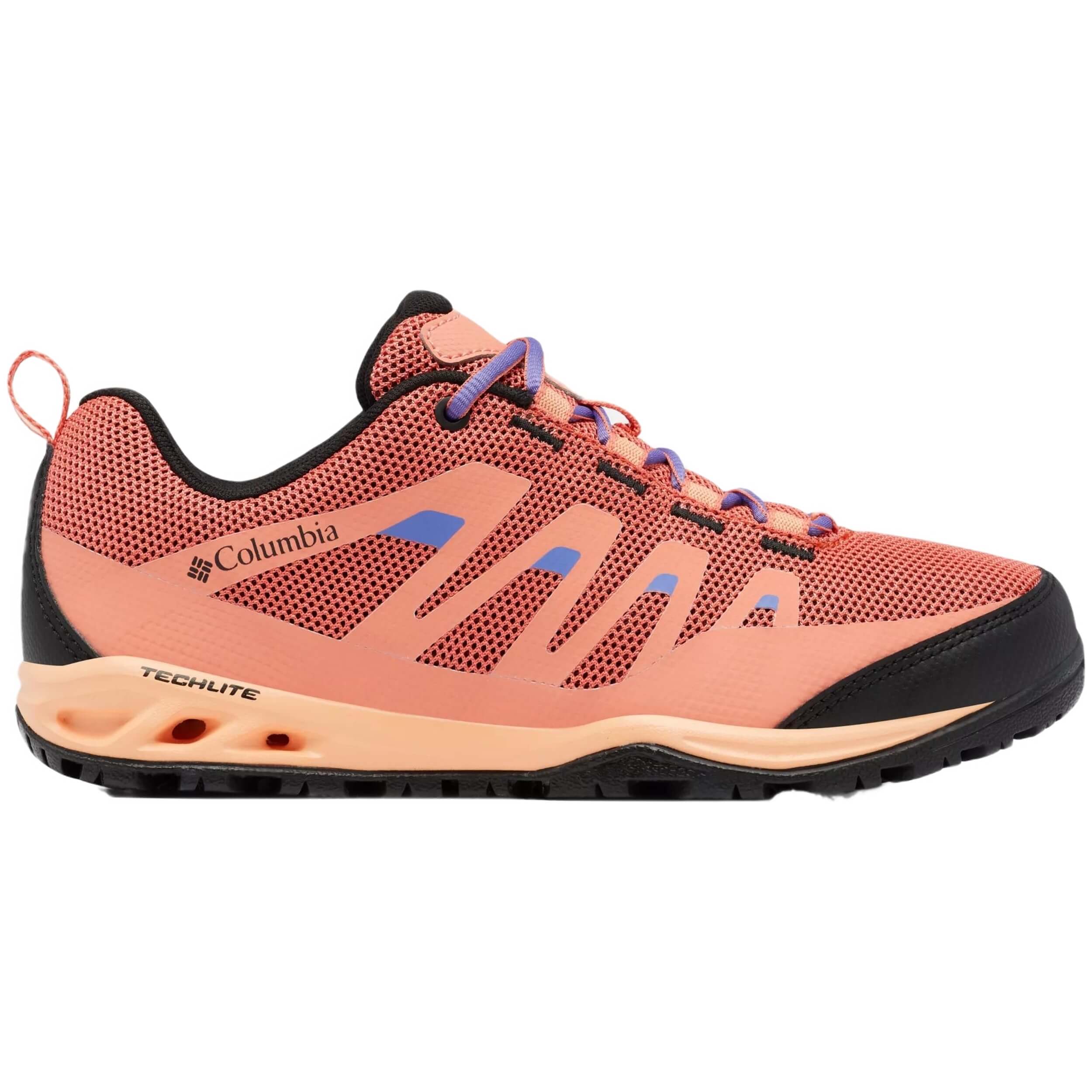 Zapatillas marca Columbia modelo 1718711-867- para mujer en color naranja