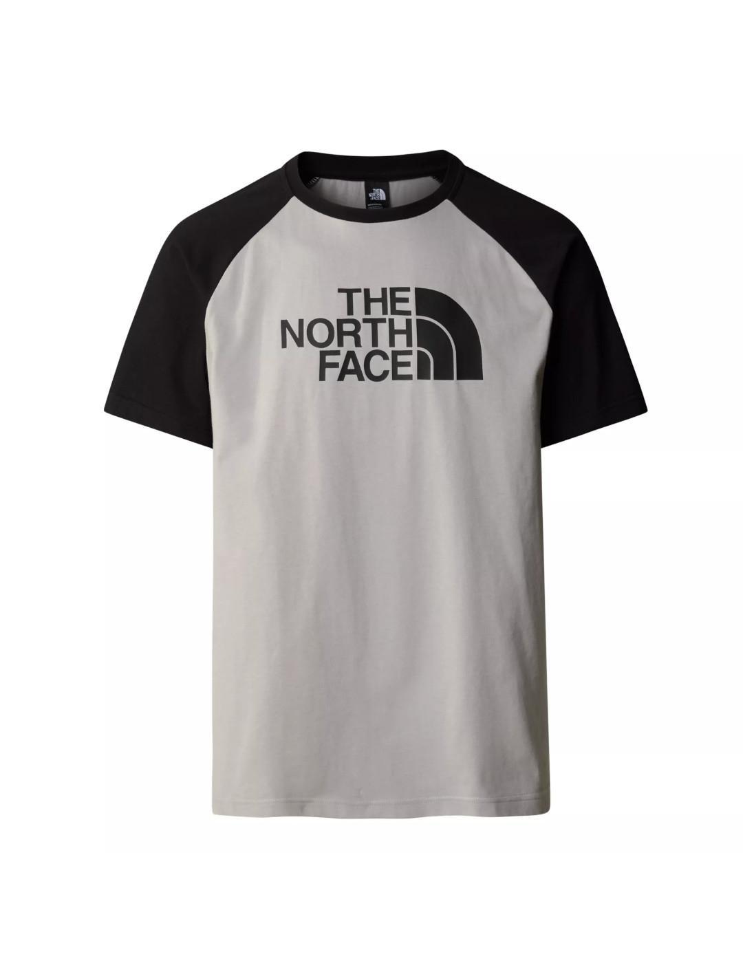 The North Face Camiseta Raglan Easy Hombre Gris