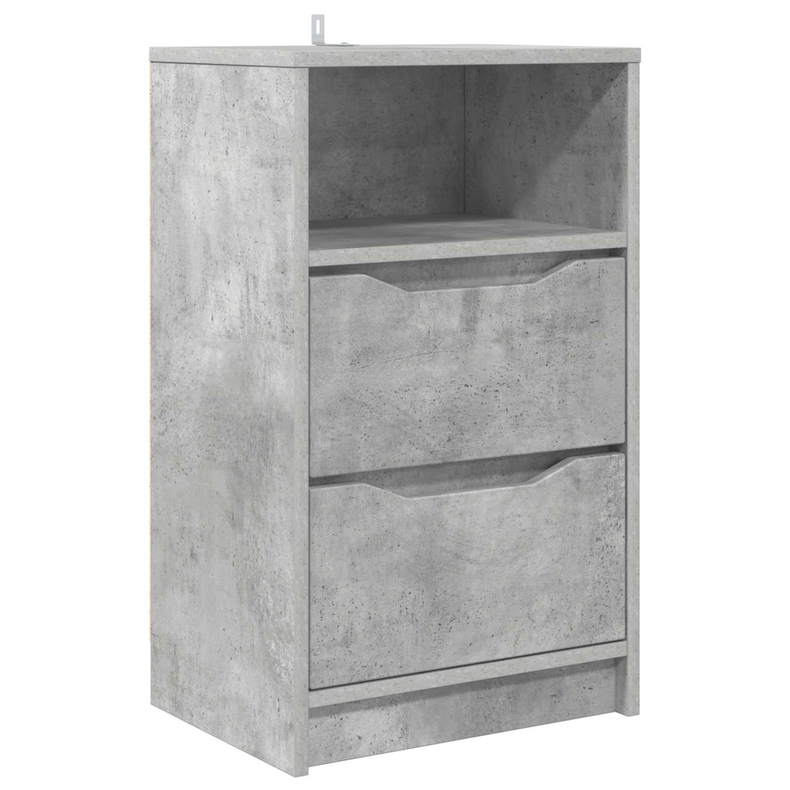 vidaXL Mesita de Noche 40 x 30 x 67 cm  Madera de ingeniería Multicolor