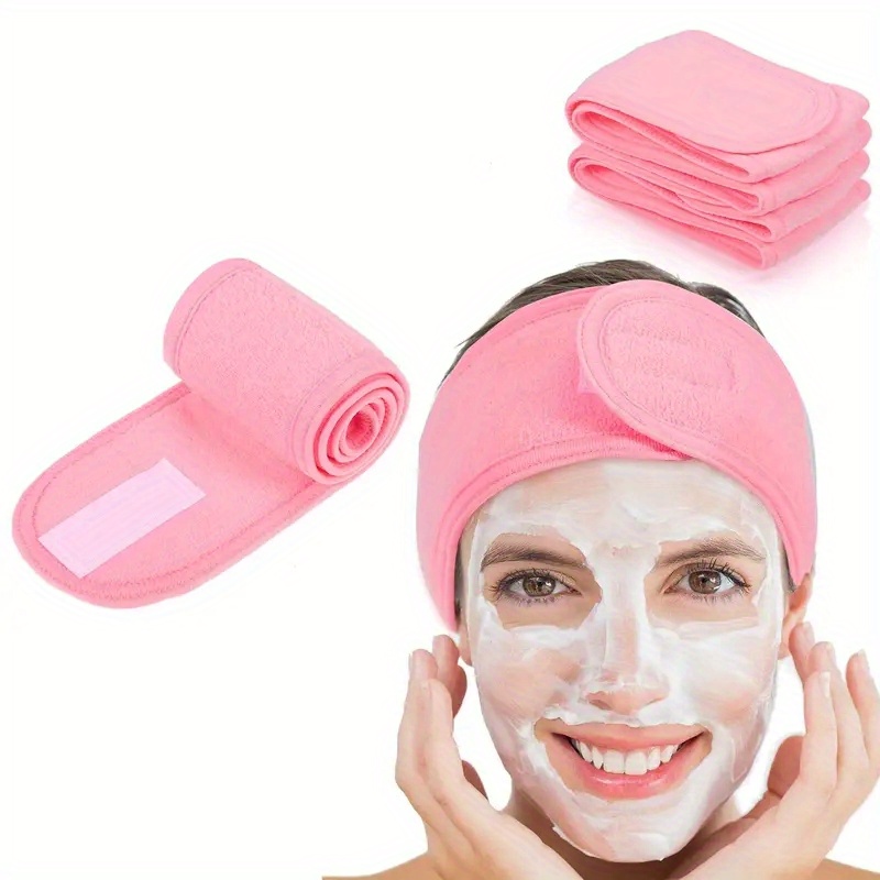 TK Headband Ajustable Para Mujer Accesorio Cosmético Para Yoga Deportes Spa Baño Baño Maquillaje Y Limpieza De La Cara