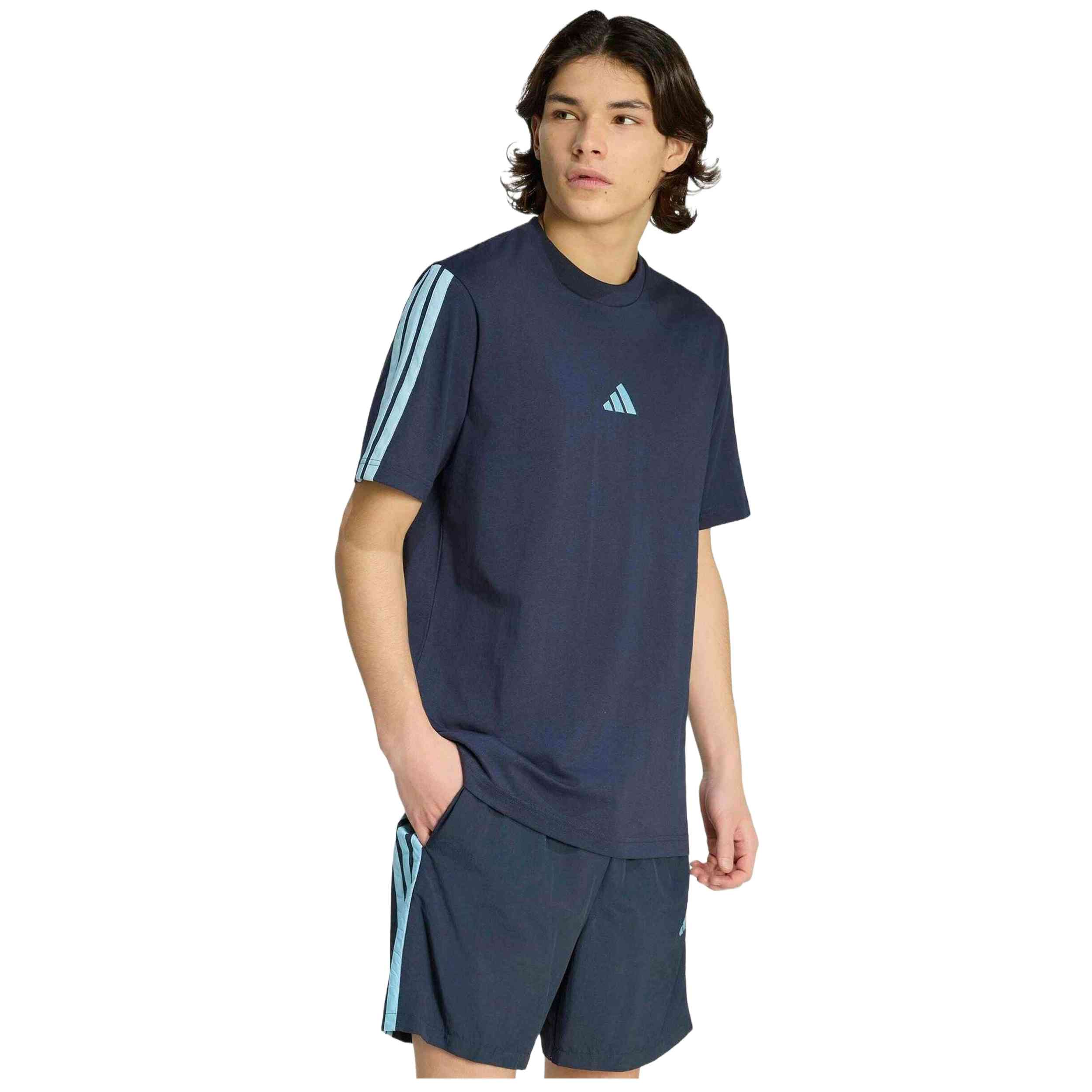 Camiseta De Manga Corta Adidas modelo KE5605 para Hombre en color Azul
